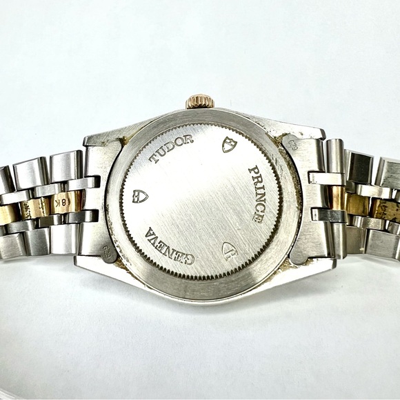 TUDOR PRINCE DATE Automatic 34mm 2 Tone Diamond Dial Watch